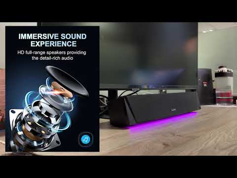 BlueDee Computer Soundbar Speaker | Amazingly Great! - YouTube