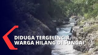 Tim SAR Sisiri Arus Cari Korban yang Tergelincir Saat Mandi di Sungai