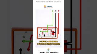 4-Way Electric Board Wiring| Nikhil Electrical Works | #housewiring #electrician #trending #short