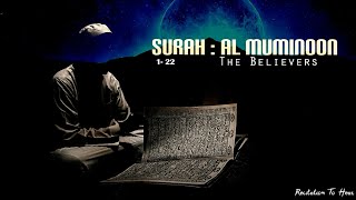 Surah : Muminoon [1 - 22] Peacefull Recitation by Mishary Al fasy