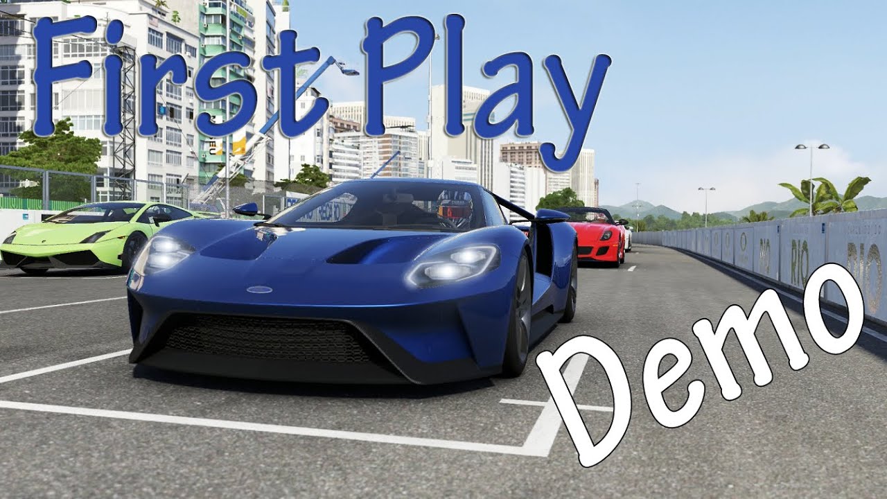Forza Motorsport 6 Demo - First Play (Ford GT + GT86 Night Race)