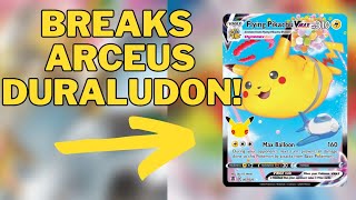 Flying Pikachu BREAKS Arceus Duraludon?!