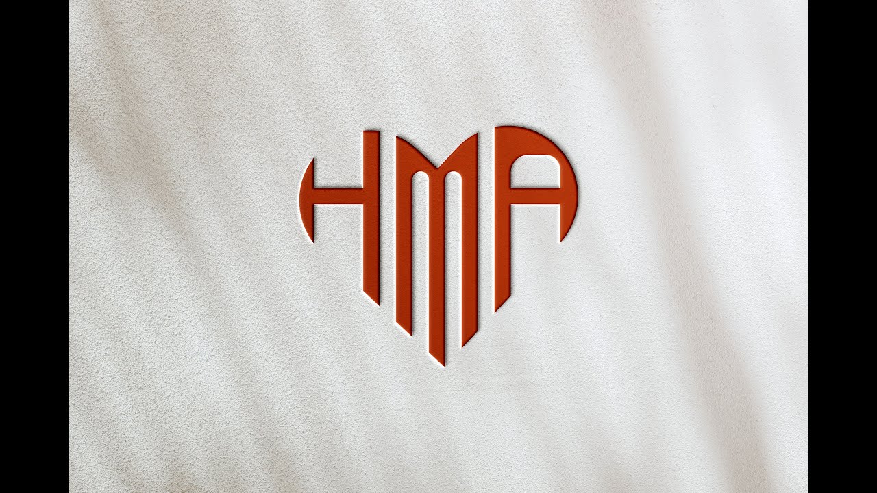 Draw Letter Logo in Heart Shape | Adobe Illustrator