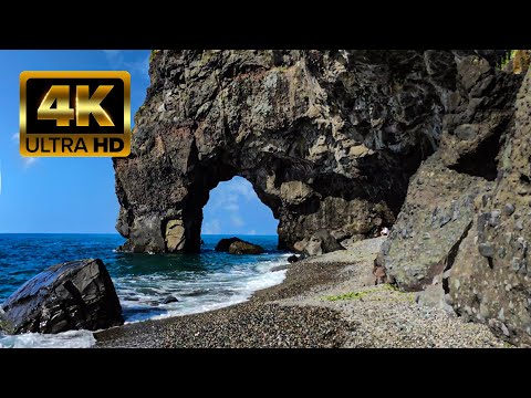 GIRESUN! DELİKLİTAŞ! 4K WALKING TOUR, WITH THE RELAXING SOUND OF THE SEA