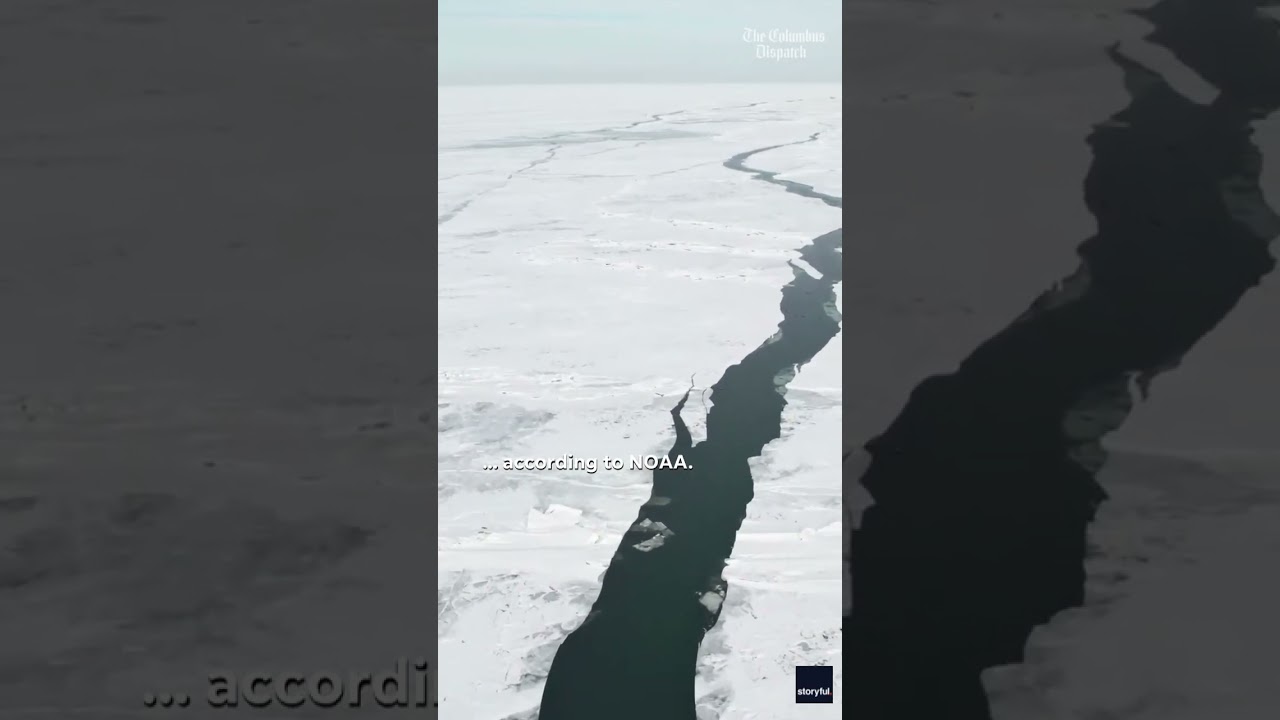 Massive 80‑mile ice crack splits frozen Lake Erie