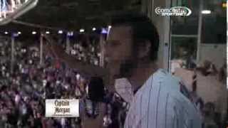 #CMPunk singing &#39;Take Me Out to the Ball Game&#39; for the #Cubs #MLB