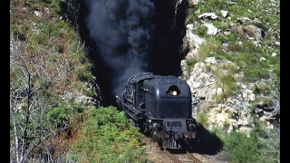 GMAM 4128 climbs Montagu Pass solo with heavy passenger train - March 2002