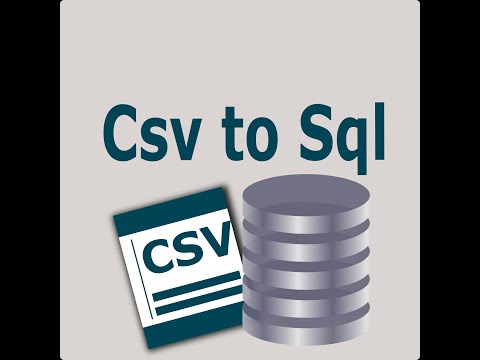 Csv To Sql