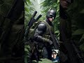 Soldier Marvel Superhero in the jungle