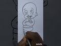 Chhotabheem CartoonCharecter Drawing, RAJU drawing easy raju#chhotabheem#cartoonart#