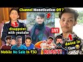 Total Gaming beat big YouTuber? 2B Channel Demonitize😱| Pahadi live dance😂| AS Gaming disappointed😔