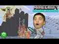Minecraft Ice Castle Challenge with Baby Yoda