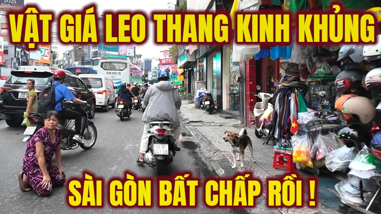 NHỊN ĐÓI THÔI SÀI GÒN BÃO GIÁ RỒI ĐỤNG ĐẾN CÁI GÌ CŨNG TĂNG ! BÙI VIỆN VỀ CHỢ BẾN THÀNH NGÀY MƯA GIÓ