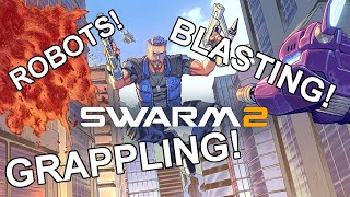 A High Flying VR ACTION Game - Swarm 2 Review and Retrospective