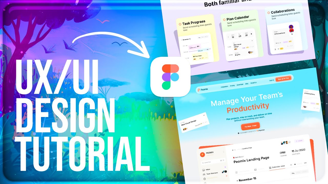 Beautiful Landing Page Design in Figma from Scratch | UI/UX Tutorial ...
