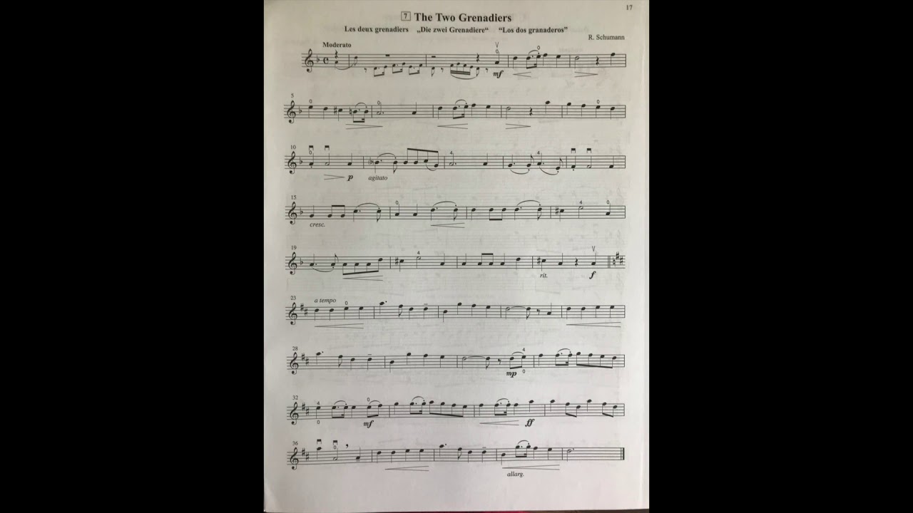 Suzuki Violin Book 2: "The Two Grenadiers" - Schumann - YouTube
