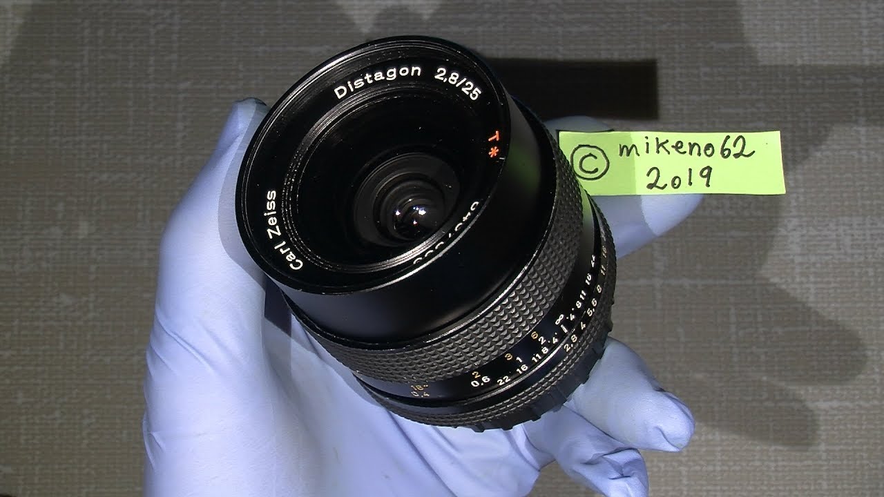 How to DE click Carl Zeiss Distagon 2.8 /  T* C / Y mount