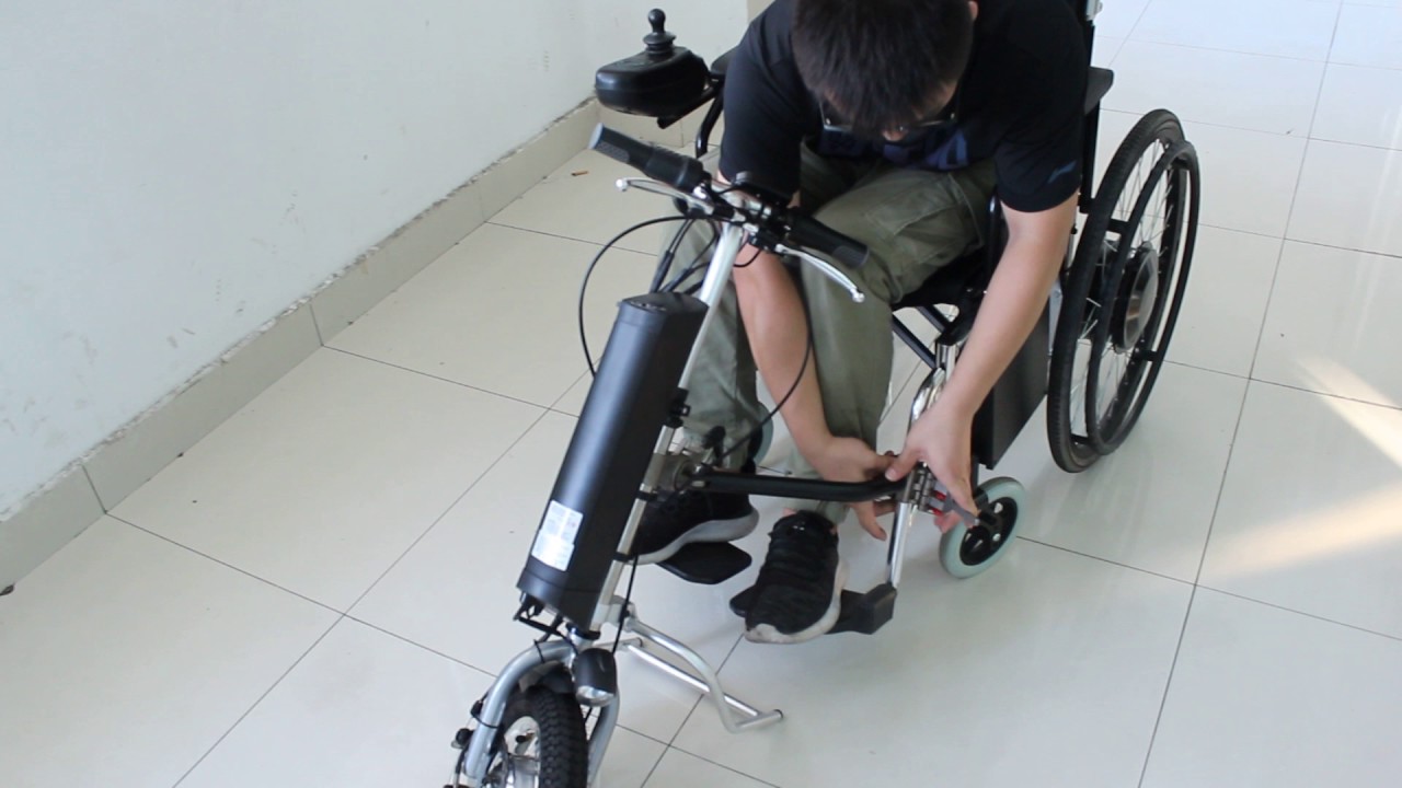 RisunMotor Wheelchair Electric Attachment Correct Using method YouTube