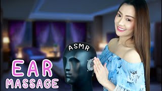 ASMR ไทย ตัดขนหู นวดหู ขนหูยาวมว๊ากกกก ✂️ ASMR Ear Massage and Scissors Sounds