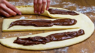 Le Nutella est utilisé dans la recette qui peut se faire avec d’autres garnitures!| Savoureux.tv