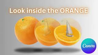 Transparent Orange Manipulation Effect in Canva- Flicker