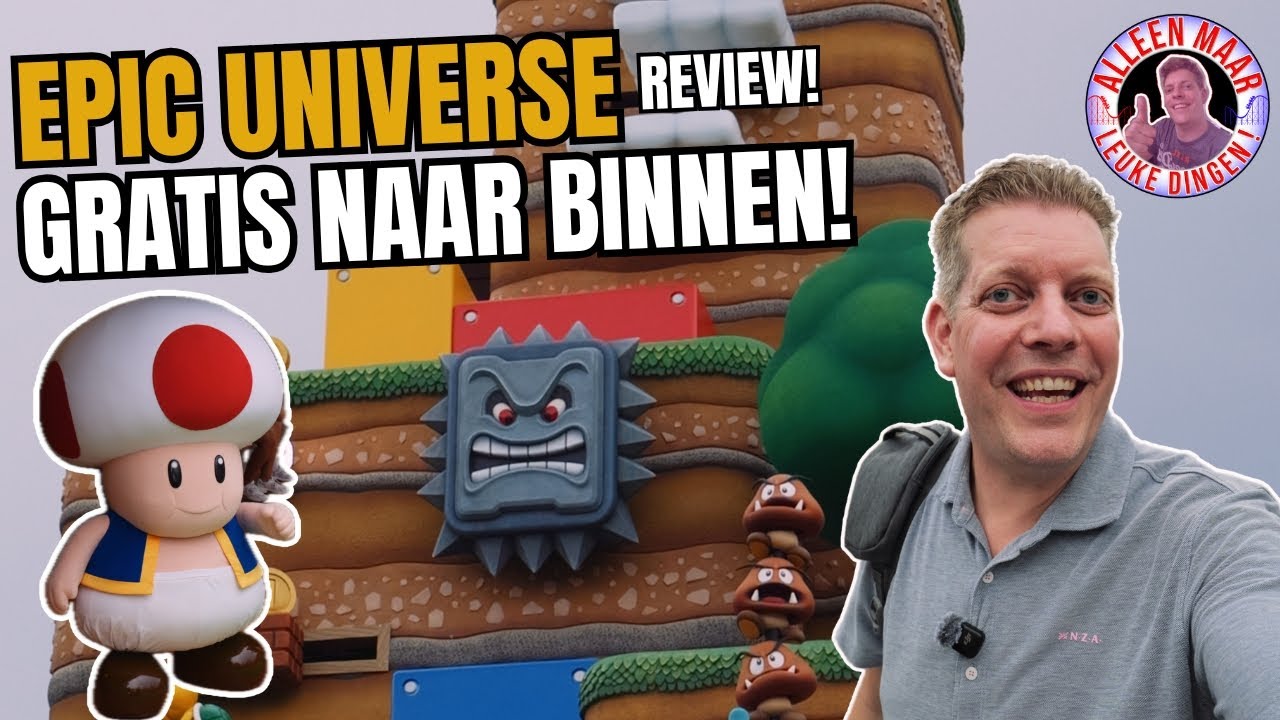 EINDELIJK NIEUWE HARRY POTTER ATTRACTIE GEDAAN- UNIVERSAL EPIC UNIVERSE REVIEW VLOG