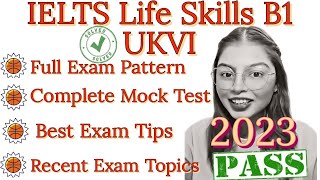 Full Test IELTS B1 Life Skills Speaking & Listening || Recent Exam Topics   2023 || All Parts  Q &A