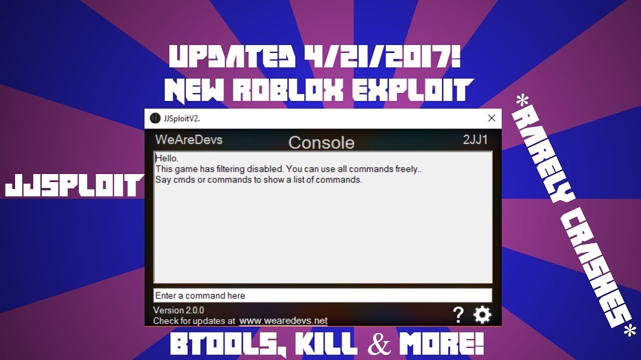 Op Working Roblox Jjsploit Hack Unpatchable Youtube - op roblox exploit unpatchable btools unpatchable