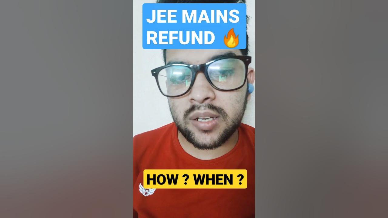 How to get JEE Refund Jee mains application refund Duplicate