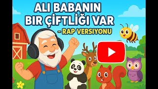 Ali Babanın Bir Çiftliği Var RAP 🎵 | Şarkılı Öğrenme – Hayvan Sesleriyle Eğlenceli Versiyon