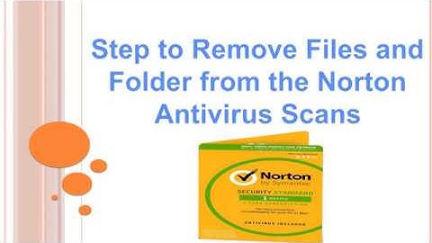 Learn the step for deleting the Files and Folder from the Norton Antivirus Scans