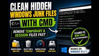 Clean Hidden Junk Files with CMD | Free Windows Performance Boost