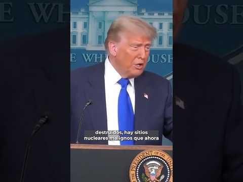 Los sitios nucleares de Irán fueron destruidos, no creo que vuelvan a la energía:Trump. #Latinus
