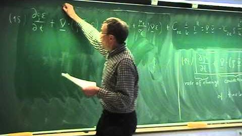 Lecture 24 - Part a: Turbulence modelling (cont.)