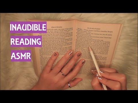 ASMR - PURE INAUDIBLE READING *tingly, clicky whisper*
