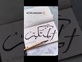 Al-Mutabkabbir 🌷in Arabic calligraphy writing #shortsfeed #fyp #art