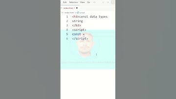JavaScript Tutorial for Beginners / JavaScript learn / CONST data types string tag