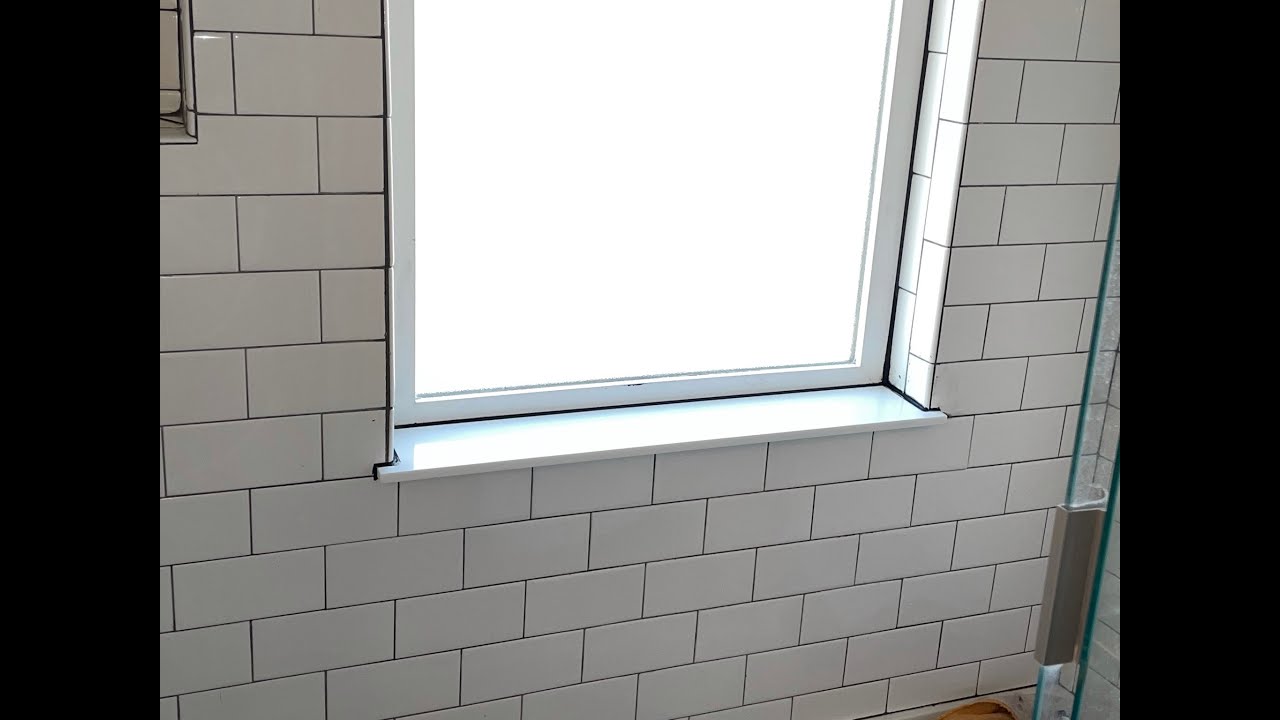 Palisade Tiles - How to Tile and Trim a Window in a Shower 