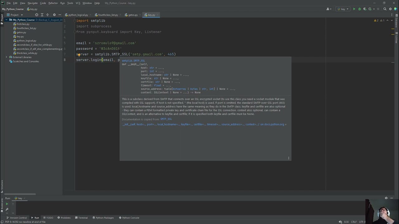 Desenvolvendo um Keylogger em Python - YouTube