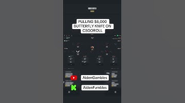 PULLING $8,000 BUTTERFLY KNIFE ON CSGOROLL