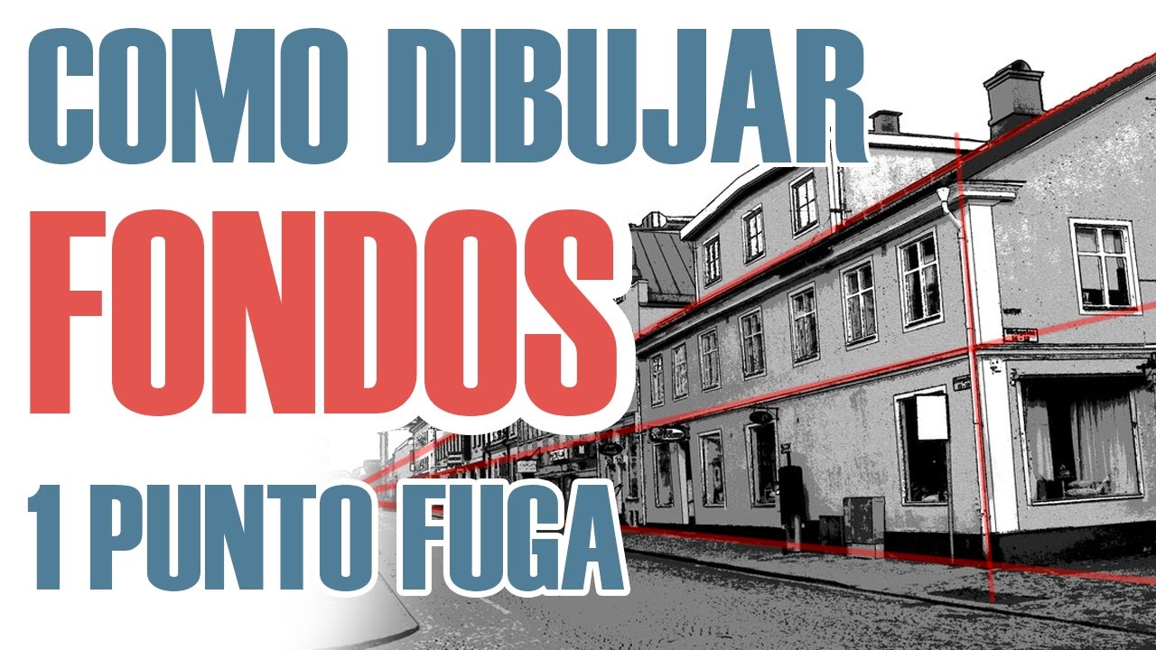 COMO DIBUJAR FONDOS con 1 Punto de Fuga