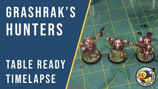Painting Grashraks Hunters - Table Ready - Beastgrave Tutorial
