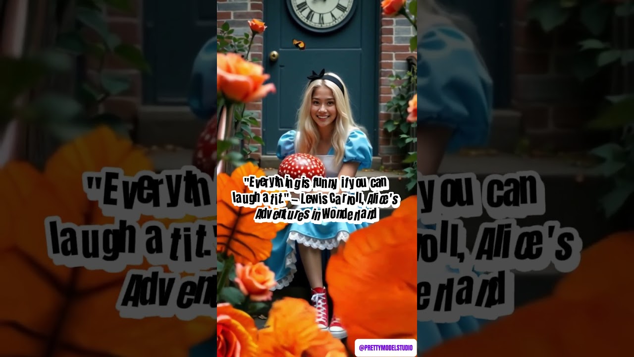 Life quote:  "Everything is funny if you can laugh at it." — Lewis Carroll, Alice's Adventures in