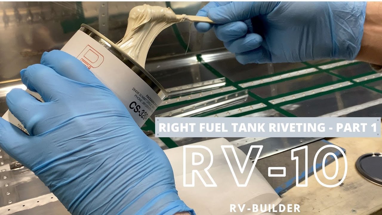 Tank Riveting RV-10 | Wings | Right Fuel Tank Riveting - Part 1 | RV-Builder - YouTube