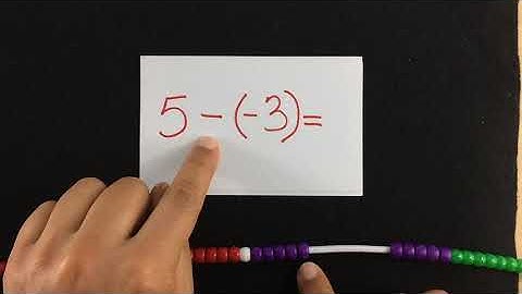 Subtracting Integers Number Bead String Minuend Larger Digit