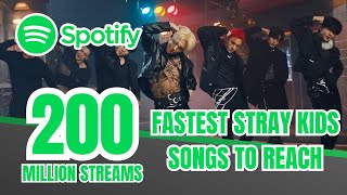 [TOP 2] FASTEST STRAY KIDS SONGS TO REACH 200 MILLION STREAMS ON SPOTIFY