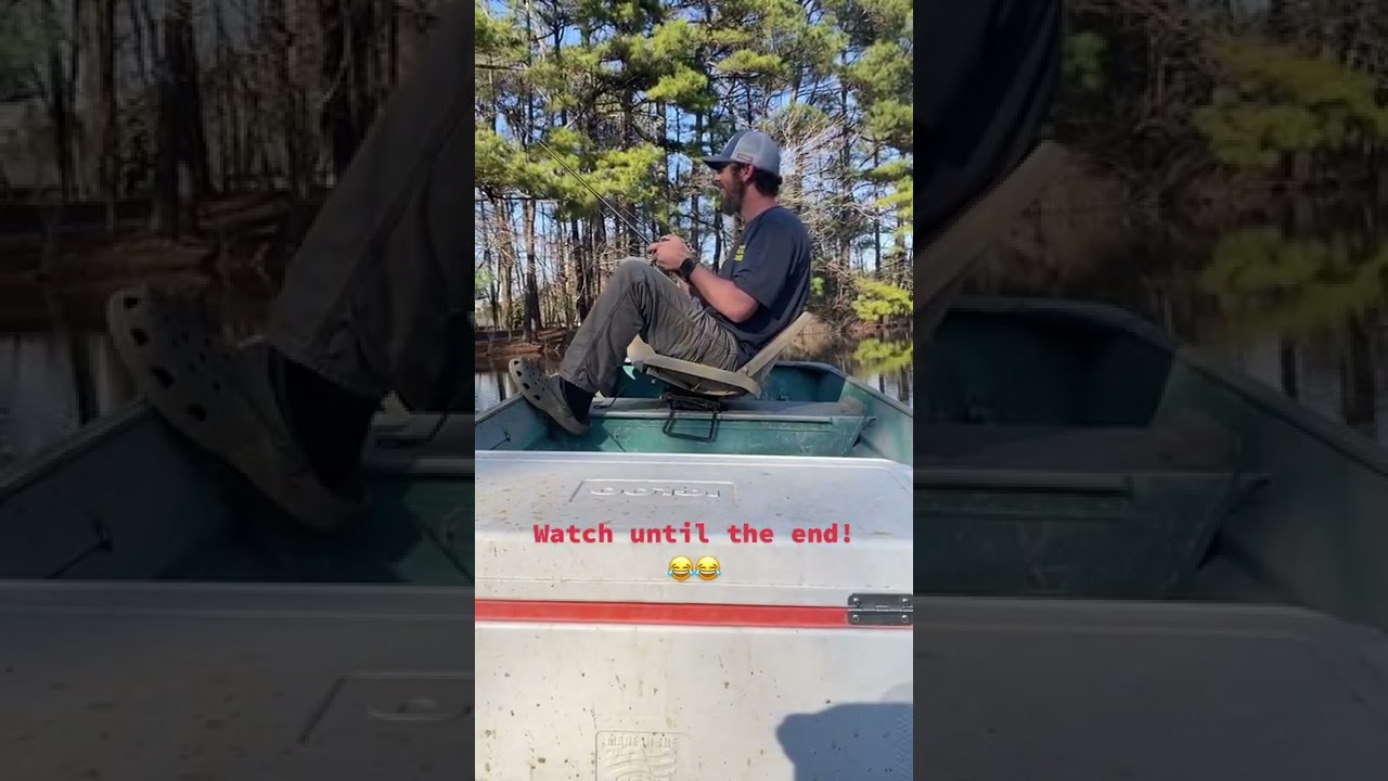 Man Falls Into Water While Fishing with Friend - 1297484