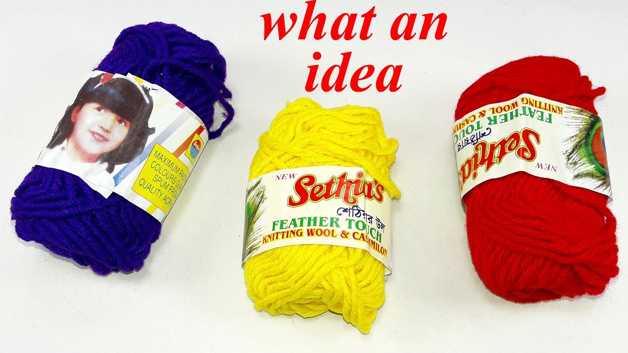 DIY Woolen Craft | DIY arts and crafts | Best craft idea | Cool idea