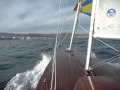 Dragon ´Adair´ sailing in the bay of Palma de Mallorca