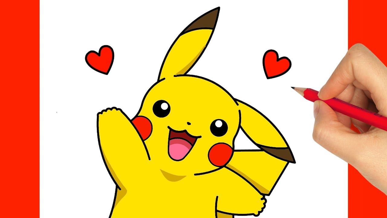 COMMENT DESSINER PIKACHU - YouTube